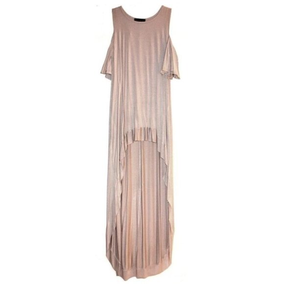 Rae Mode Hi Low Cold Shoulder Top Moss Green Viscose Modal Buttery Soft 3X Plus - Picture 4 of 14